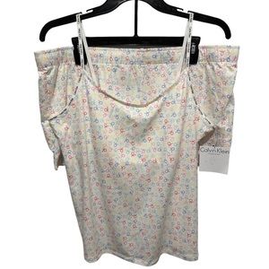 CALVIN KLEIN SLEEPWEAR 2pc Pajama Lounge Set Tank Top & Shorts  Size XL